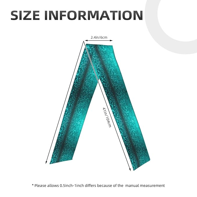 Men Women Cool Sports Sweatband Head Accessories for Yoga Fitness Spa, Elastic Multifunction Teal Turquoise Green Glitter Sparkle Texture Hair Band Headdress