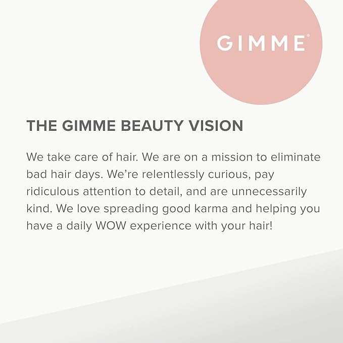 GIMME Bands Thick Fit Hair Ties | No Break Microfiber Thick Hair Elastics | Firm Yet Gentle Hold with No Snagging, Dents, or Breakage | Black Onyx