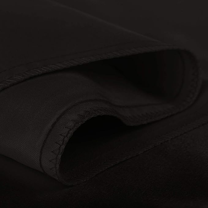BLISSFORD Black Satin Pillowcase with Zipper for Hair and Skin Care, Feels Soft and Cool Like a Silk Pillowcase, Satin Pillow Cases 2 Pack, Slik Pillow Cover, Queen Size - 20x30