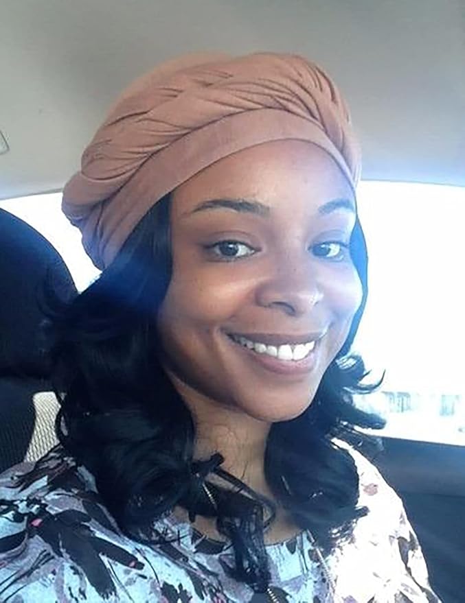 Harewom Head Wraps for Black Women Stretch Head Scarf Long African Hair Wraps Turban Headwraps Jersey Headbands