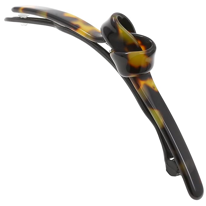 Camila Paris CP3352 French Hair Barrette Clip for Girls, Handmade, Tokyo, Metal-Free Closure Strong Hold Grip Hair Clips for Women, No Slip Durable Styling Girls Hair Accessories, Made in France