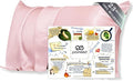 PROMEED Natural 23mm Silk Toddler Pillow Cases 13 x 18 with Hidden Zipper, Both Sides Oeko-TEX Certified Real Mulberry Silk Pillowcase Toddler/Travel Size (Toddler/Travel-13 x18, Pink)