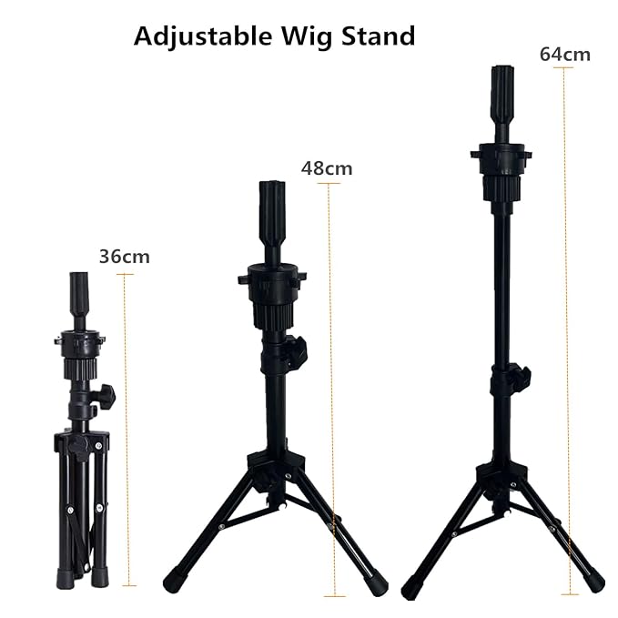 Wig Head 23 Inch Canvas Block Head Wig Stand with Mannequin Head for Wigs Making Display(23Inch, Rose)