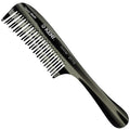 Kent 21T Large Hair Detangling Comb, Double Wide Tooth Comb for Curly Wavy Hair, Detangler for Wet and Dry Hairs, Saw-Cut, Handmade Kent Combs