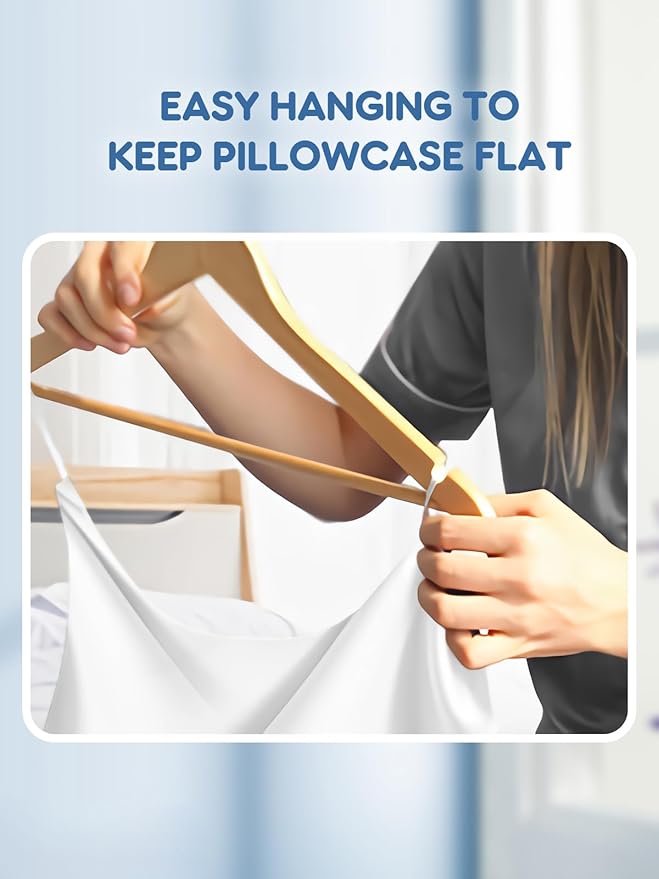 Mulberry Silk Pillowcase for Hair and Skin, SGMSILK 22 Momme Natural Silk Pillow Cases with Zipper, 6A Soft and Smooth Single Sided Pure Silk Pillow Cover (White, Standard 20"x26")