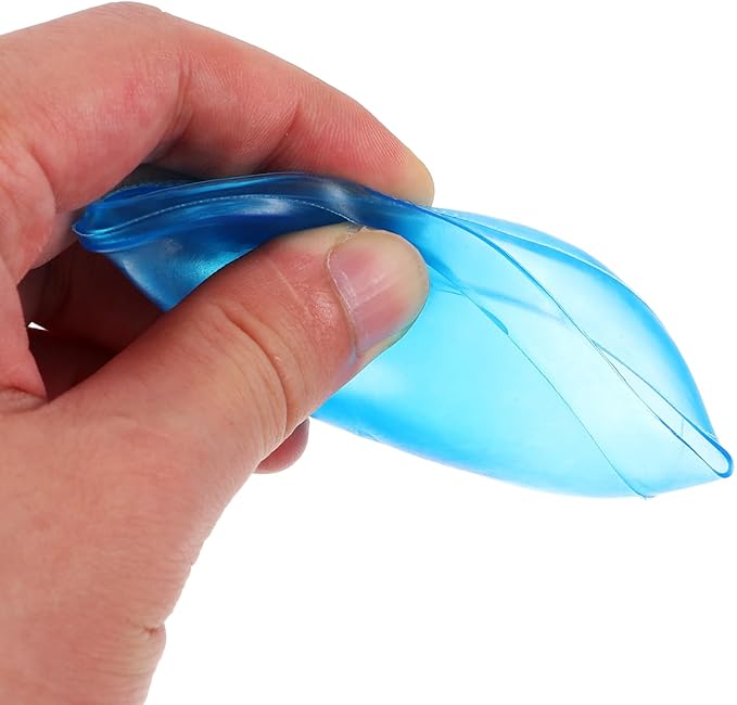 Angoily Ear Protection Tools 2Pcs Silicone Ear Covers for Hair Dye Waterproof Heat Resistant Covers for Hair Dryer and Shower 3.14X1.77X0.98 Inches Blue