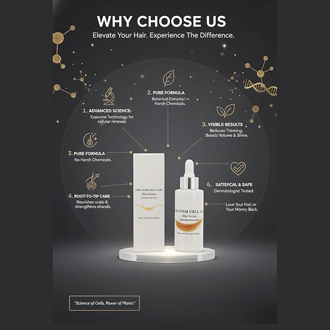 The Stem Cell Lab Hair Serum, Exosome Enriched, 50ml
