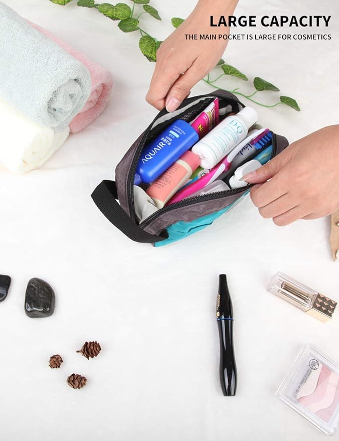 GOX Travel Toiletry Bag Dopp Kit Case for Men Multifunction Packing Organizer Pouch