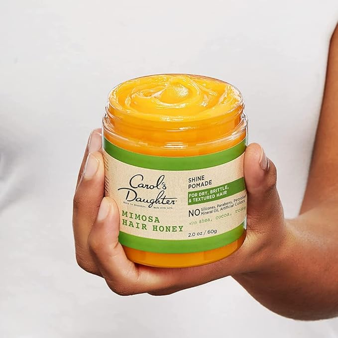 Carol's Daughter Mimosa Hair Honey Shine Pomade for Textured and Curly Hair - with Shea Butter & Rosemary Oil, 8 fl oz