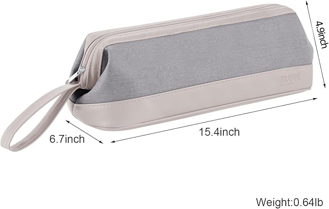 BUBM Travel Case for Dyson Airwrap Styler/Shark Flexstyle,Portable Carrying Case for Dyson Supersonic Hair Dryer,Waterproof Anti-Scratch Dustproof Protection Organizer Travel Storage Bag (Light Gray)