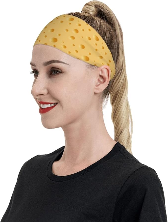 Sports Sweatband for Men and Women, Sweat-Absorbing Headbands for Moisture Wicking, Suitable for Fitness Running Cycling Hiking Yoga Football Exercise