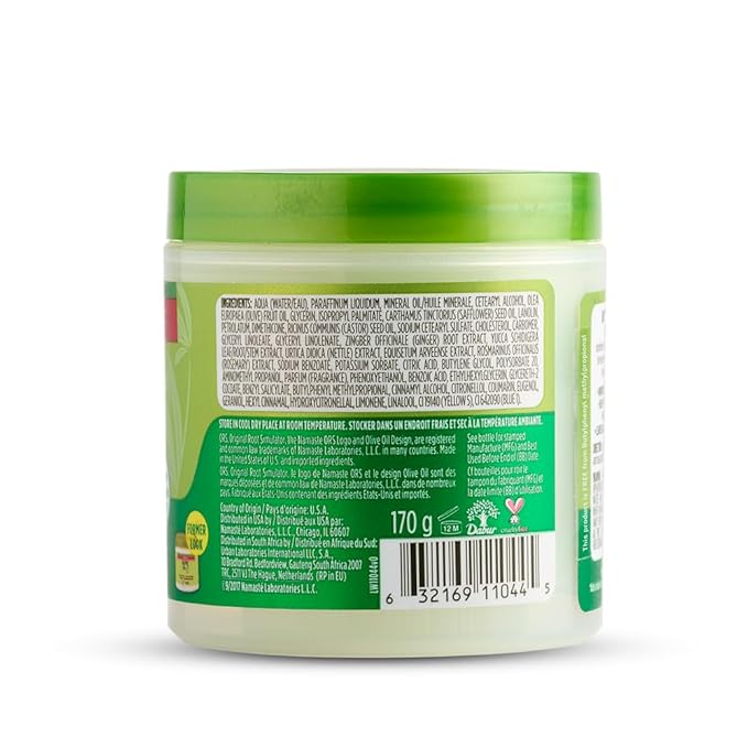 ORS Olive Oil Fortifying Cream Hair Dress Infused with Castor Oil for Strengthening 6 Ounce (Pack of 2)