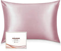 Adubor 100% Silk Pillowcase - Mulberry Silk Pillow Cases, 23 Momme 6A Grade Fibers, Silk Pillow Case for Hair and Skin Health, with Hidden Zipper (Standard 20''×26'', Medium Pink, 1PC)