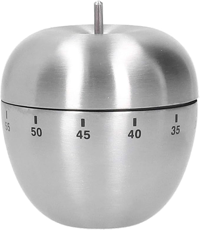 fruit Shaped Timer Stainless Steel Mechanical Cooking Countdown Alarm Timer Kitchen Reminder for Hair Color Processing , Kitchen Timer , Cooking , Baking , Kitchen Timer , fruit Shaped Timer Stainless