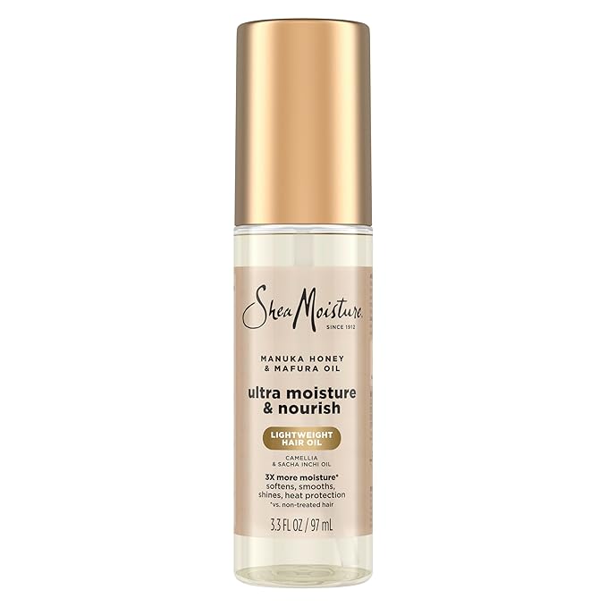Shea Moisture Ultra Nourishing Manuka Honey & Mafura Oil Manuka Honey & Mafura Oil Instantly Hydrates And Smooths Hair 3.3 Fl Oz