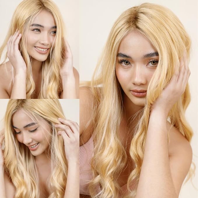 Katalaeya Hair 100% Human Hair Topper - Aurora Crown Double-Drawn Remy Clip-In Mono Base Top Piece for Women with Thinning Hair, Alopecia & Chemo Hair Loss (8T25)