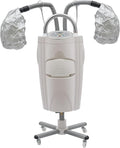Professional Standing Hair Steamer Dryer, 700W Orbiting Rollerball Color Processor w/Rolling Base, Floor Hooded Treatment Machine for Home Hairdressing Salons