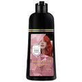 Hair Dye Shampoo, 3 in 1 Gray Hair Coverage, One-Step Wash-In Hair Dye, Shampoos for Color Treated Hair, Semi Permanent Hair Color Shampoo for Women & Men, 13.6 fl. oz, Orange-Red
