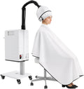 Nano Ionic Hair Steamer Machine - 500W Professional Hair Steamer with 6 Modes for Deep Conditioning, Scalp Care, Perm & Color Treatment - Adjustable Temp & Timer for Salon & Home Use