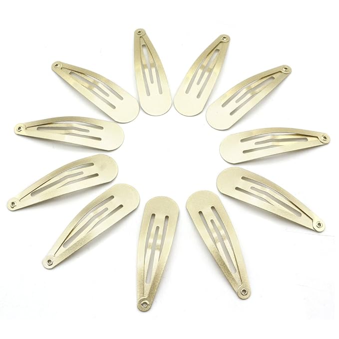 Dofash 3Cards Women's Hair Styling Set - Bobby Pins Hair Pins 60pcs+Hyper Elastics Hiar Ties 30pcs+Snap Hair Clips for Thick Hair 12pcs (Blonde)