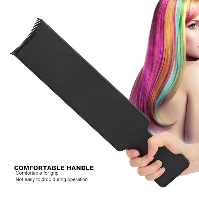 Balayage Highlighting Board,2 Pieces Flat Top Comb Board Balayage Paddle,Flat Top Paddle Board Comb Hair Coloring Kit for Hair Dye and Salon Uses