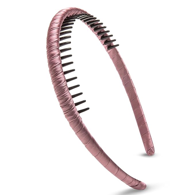STHUAHE4PC Multicolor Protection Resin Teeth Comb Hair Hoop Hairband Headband Hair Accessories by Beauty hair (Multi-colored-No.15)
