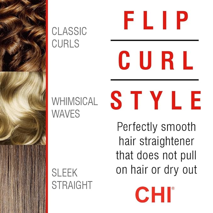 CHI G2 Flat Iron, Hair Straightener For A Smooth Finish, Ceramic Heater For 40 Second Heat Up, Durable Design, 1.25" Iron