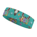 Headband Donkey Animals Elastic Sweatband for Women Men