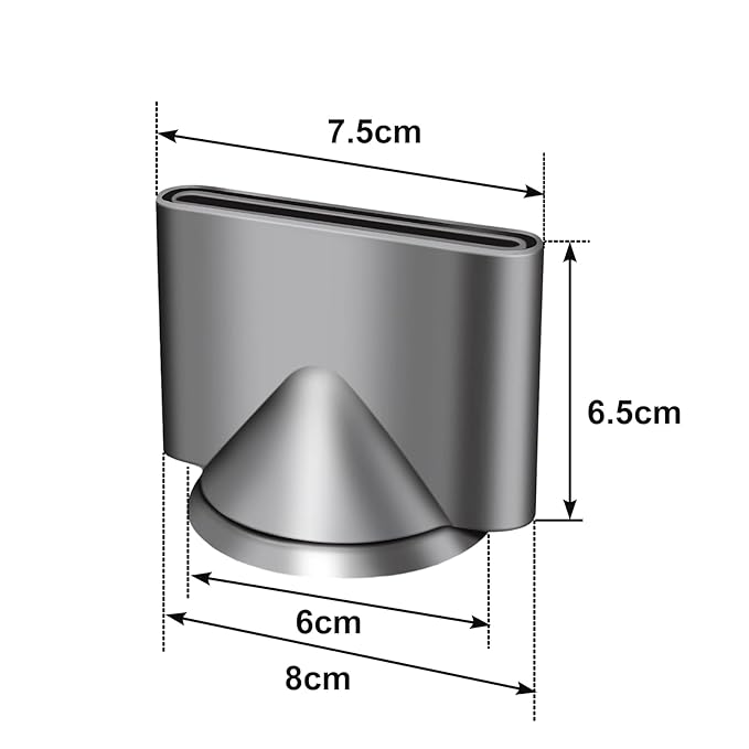 Gentle Air Attachments/Diffuser/Styling/Concentrator/Smoothing Nozzle Accessories for Dyson Supersonic Hair Dryer HD01,HD02,HD03 (Styling Concentrator)