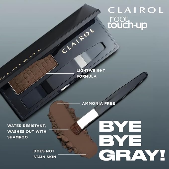 Clairol Root Touch-Up Temporary Concealing Powder, Medium Brown Hair Color, Pack of 3