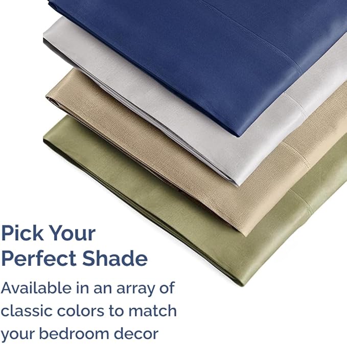 King Pillow Cases - 2 Pack - Super Soft Pillowcase Covers - Envelope Enclosure - Hotel Quality Pillow Protectors - Wrinkle Free, Shrink and Stain Resistant - Machine Washable - 20" x 40" (Ice Blue)