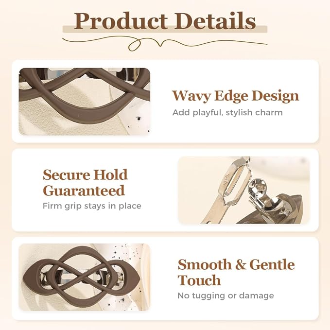 4 Pack Vintage French Barrette Hair Clips, 2025 New Hair Accessories for Women, Strong Hold No Slip Styling (Style A)