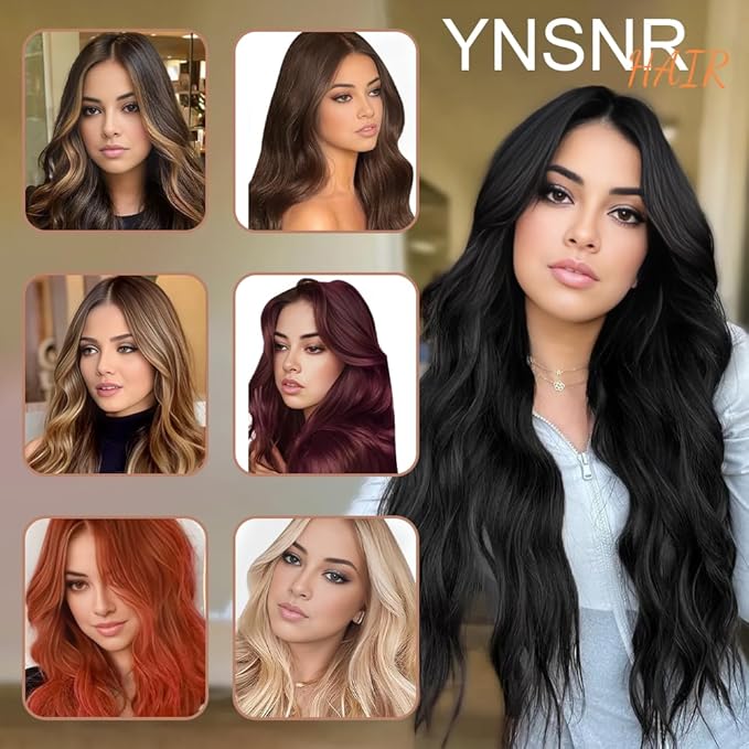 Tape in Hair Extensions Human Hair Dark Brown Hair Extensions 18 Inch 20pcs Remy Straight Human Hair Tape in Extensions Skin Weft Tape Extensions Human Hair