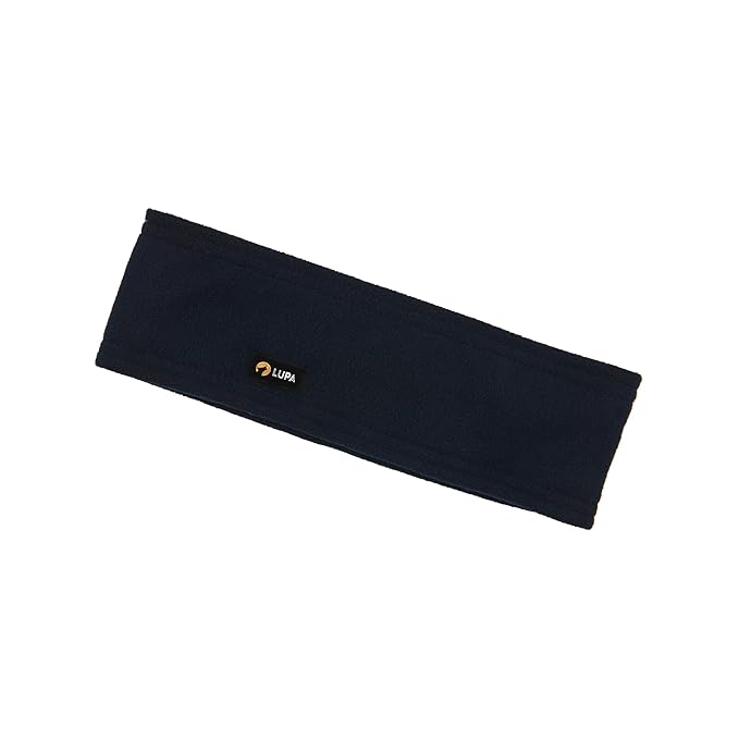 Lupa Handmade Unisex Triple-Layer Micro Fleece Headband - Ear Warmer - Navy