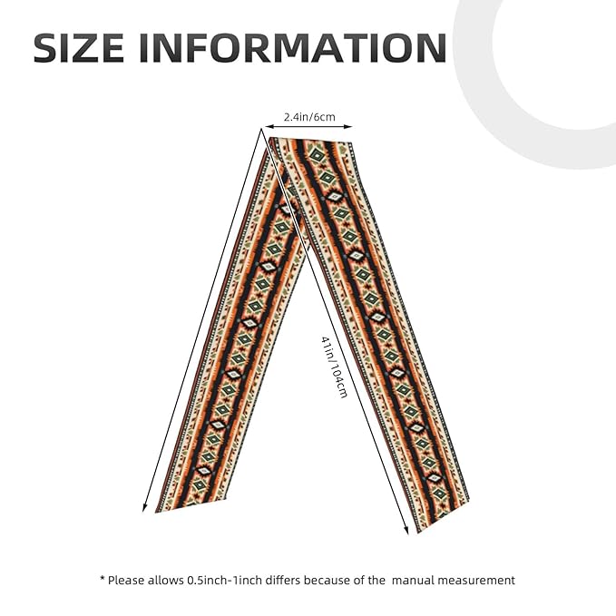 Men Women Cool Sports Sweatband Head Accessories for Yoga Fitness Spa, Elastic Multifunction Abstract Geometric Ethnic Tribal Style Hair Band Headdress