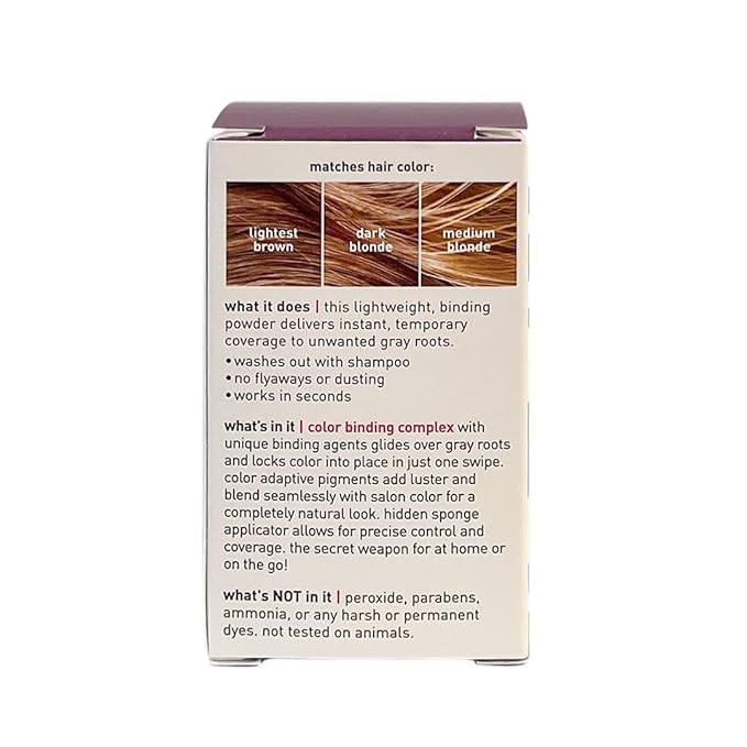 Style Edit Root Touch Up Powder, to Cover Up Dark Roots and Grays Between Salon Visits, Water Resistant, Non-Sticky, Compact And Mess-Free, Light Brown Hair Color (Pack of 3)