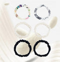 6 Pack 100% Muberry Silk Scrunchies for Women Luxury Hair Ties,No Damage Gentle Hair Bands,Ponytail Holders Silk Hair Ties for Thick and Thin or Curly Hair