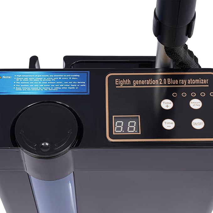 Multifunctional Hair Salon Nano Hair Steamer, 3-in-1 Professional Nanoscale Spray for Hair Care Hair Repair, 1300W Vertical Hair Salon Nano Steamer with Bottom Wheels and Smart Touch Control