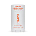 Native Deodorant | Natural Deodorant for Men, Aluminum Free with Baking Soda, Probiotics, Coconut Oil and Shea Butter | Citrus & Herbal Musk