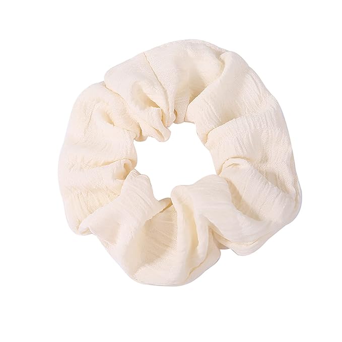 Chiffon Bandana Scrunchies for Women - 6PCS Hair Ties and Accessories