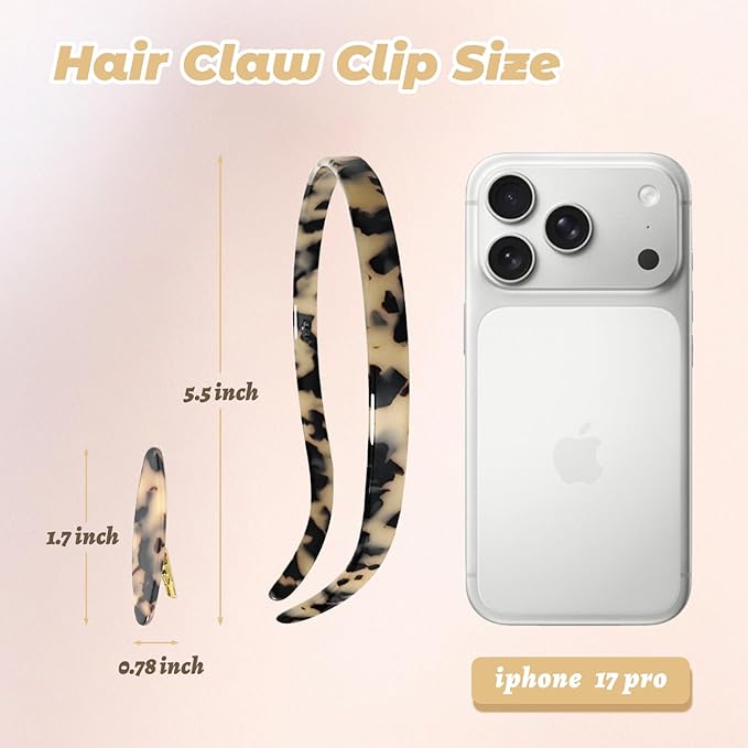 Hair Bands Eyewear-Friendly Design, Hairbands for Women - Non-Slip Thin Headbands with Teeth, No Pressure & No Headache Sunglasses Headband (Beige Tortoiseshell)