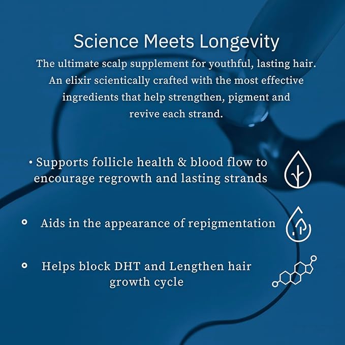 REVIVE Advanced Hair Serum for Pigmentation and Density Support - Copper Peptide + Nutrients