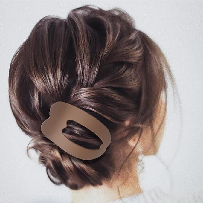 Large Flat Hair Clips for woman,4PCS French Flat Hair Claw Clips,Duckbill Hair Clips for Thick and Thin Hair,Matte No-Slip Hair Clip Strong Hold Barrettes