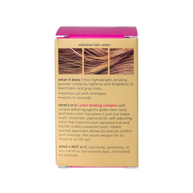 Root Touch Up Powder by Style Edit | Temporary Hair Color for Light Blonde, Dark Roots, Highlights, and Grays | Mineral Infused Concealer for Thinning Hair and Hairline | 0.14 oz.