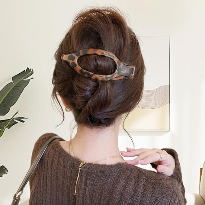 Flat Hair Clips for Women, French Hair Claw Clips for Thick, Thin, Long & Short Hair, Duck Billed Clips, No-Slip Grip Hair Styling Accessories for Women Girls Daily Use (Mix 6PCS)