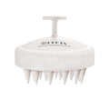 HEETA Scalp Massager Hair Growth, Soft Silicone Scalp Scrubber Shampoo Brush for Exfoliation, Dandruff Removal & Head Massage Stress Relax, Wet & Dry Use for Thick, Thin Hair Care, Wheat Straw Beige