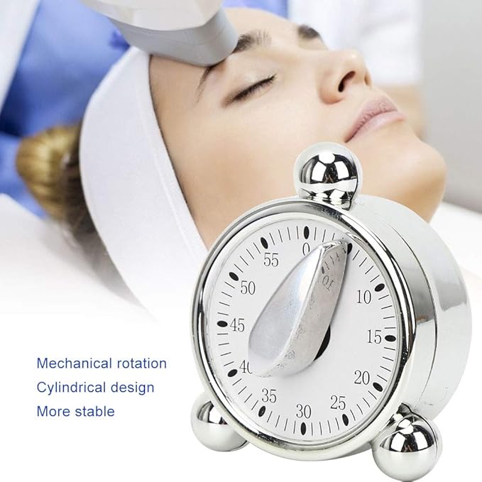 Mechanical Timer Cooking Reminder Precise Alarm Clock Countdown Reminder for Kitchen Hairdressing,Kitchen Timer, Beauty Salon, Hair Color Processing, Cooking, Baking, Kitchen Timer, Mechanical T