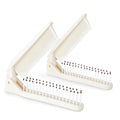 2 Pack Folding Hair Combs, Foldable Comb Brush Combo, Mini Protable Folding brush for Purse Bags Porket, Travel Size Hair Comb, Small Pocket Combs for Women Men and Kids(Beige)