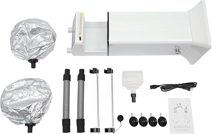 Professional Nano Hair Steamer, 110V 650W Multifunctional Hair Dyeing Machine, Nano Hair Steamer, 2 Steam Caps Hair Oil Machine with Rolling Wheels
