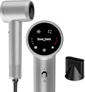 Hair Dryer, Professional 600 Mmillion Ionic Hair Dryer for Women, Men, Travel, Salon, Fast Drying, Low Noise, Lightweight, Mini Hair Blow Dryer Without Heat Damage for Fine Hair(Slive)
